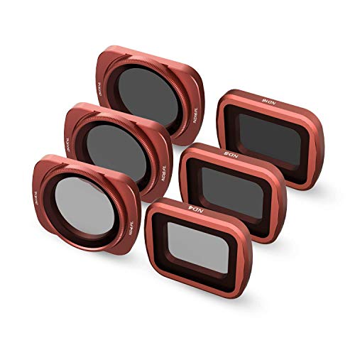 SKYREAT Camera Lens ND filtres-6 Pack (ND4, ND8, ND16, ND4PL, ND8PL, ND16PL) pour DJI Osmo Pocket SKYREAT Camera Lens ND filtres-6 Pack (ND4, ND8, ND16, ND4PL, ND8PL, ND16PL) pour DJI Osmo Pocket