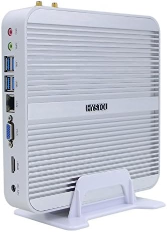 HYSTOU FMP03B Intel Core I3-7100U, Gaming Mini Pc, Mini Desktop Computer,Finless Mini Box PC,Power Interuption Recovery,Support Dual Display，Windows 10 (64 bit) (8GB RAM 128GB SSD)