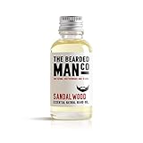 Sandalwood The Bearded Man Co Beard Oil Conditioner Mustache Male Grooming 30ml Bigger Size