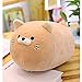 Produktbild CGDZ 3 Arten Weiche Tier Cartoon Kissen Kissen Nette Fette Katze Plüschtier Gefüllt Schöne Geburtstagsgeschenk für Kinder 1 50 cm