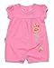 Bright Bots Short Sleeved Bee Romper - Light Pink (0/3 Months)