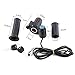 Produktbild Elektrofahrrad Gasgriff Gasdrehgriff E-Scooter E Bike Handgriffe 12V-99V Elektro-Bike Fahrrad Gasgriff Twist, Elektro-Bike Scooter Halb Handgelenk Twist Griff Gasgriff mit LED-Display Key Knock