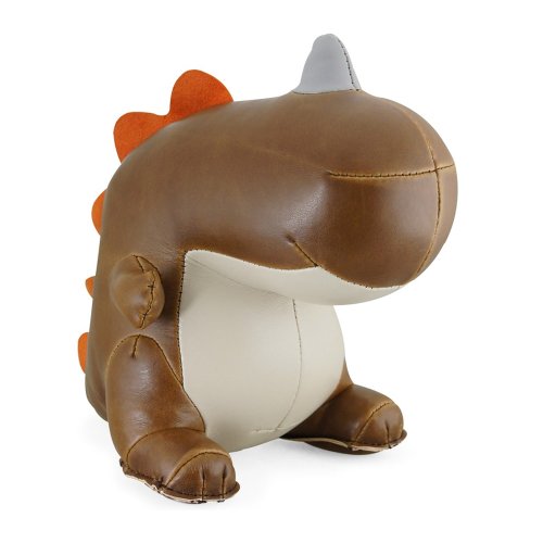 Zuny Dinosaur (Bobo II) Animal Bookend - Brown