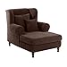 Produktbild Max Winzer 2902-754-2051701-F07 Big-Sessel inklusiv 2X Zierkissen 55x55cm + 40x40cm Mareille, Holz/Polyätherschaum, Braun, 149 x 103 x 103 cm