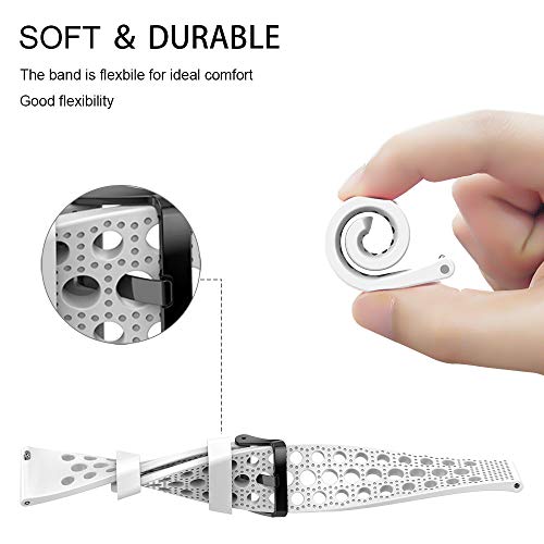 Preisvergleich Produktbild Yallylunn Einfarbig Silikonband Armband Klassischem Uhrendesign Schnellstartanleitung Armband Uhr Ersatz FüR Samsung Galaxy Watch 42Mm