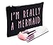 Sanfran - I'm Really A Mermaid Make-Up Bag - Medium / Black