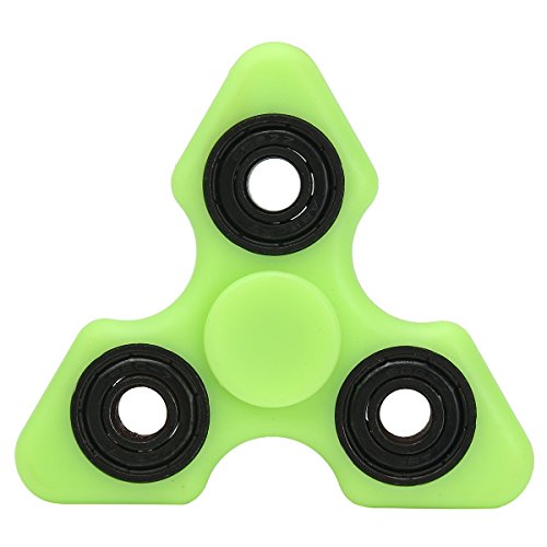Glow In The Dark Green EDC Hand Spinner Finger Spinner Focus Reduce Stress Gadget