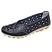 Produktbild JUSTSELL_Schuhe Damen Herbst,Frauen Aushöhlen Flache Schuhe Runder Kopf Sandalen Atmungsaktiv Schuhe Rutschfest Mokassins Casual Schuhe (35-44)