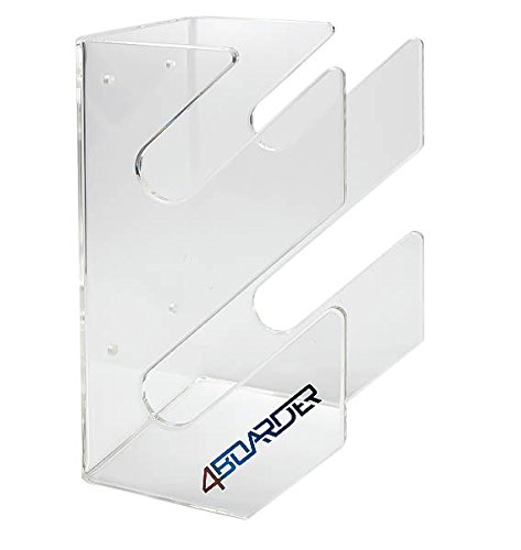 DOUBLE Wandhalter Wandhalterung Board Rack für Wakeboard, Kiteboard, Snowboard, Longboard, Skateboard, Wakeskate, Skimboard