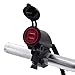 Produktbild SOMESUN 5V 4.2A Dual USB Ladegerät Buchse Adapter Steckdose für 12 V 24 V Motorrad Auto (Rot)