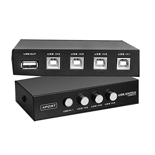 Terabyte Printer Sharing USB Switch Review: Share 1 USB Device on 4 PCs