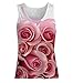 Snoogg Personalized Digitally Printed Tank Tops Vests Sleeveless Casual T shirts for Women / Girls RS.599.00