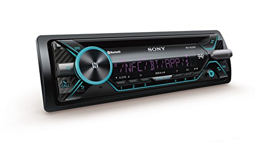 Sony MEXN5200BT - Radio CD (USB, Bluetooth, NFC, iluminación variable, micro externo y control de voz compatible Iphone y Android) negro