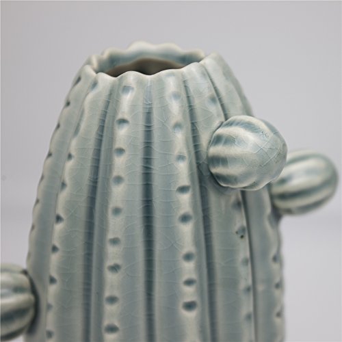 Deko Vase Kaktus mit mehreren Motiven Keramik (7224) - 2