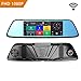 Produktbild Xwly-Dr Auto-Dash-Kamera 4G Stream Media Rearview Spiegel 7 Zoll HD-Bildschirm 1080P Dual-Objektiv 170 ° Weitwinkel Rückansicht Spiegel Umkehr Hilfe Android 5,1 Bluetooth WiFi-Verbindung
