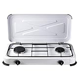 Consumo 90 g/h. Papillon 8145045 Cocina Gas Plus 2 Fuegos