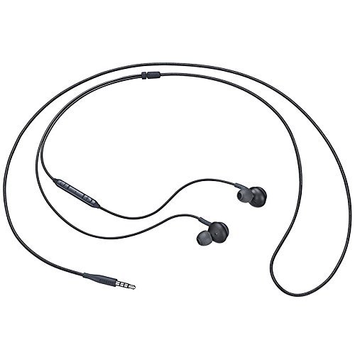 Auriculares de Manos Libres Oficiales para Samsung Galaxy S8 S8  calibrados por AKG Harman Kardon  Negro  EO-IG955BSEGWW  Suministro sin Caja  Venta al por Menor   Protecci  n contra enredos