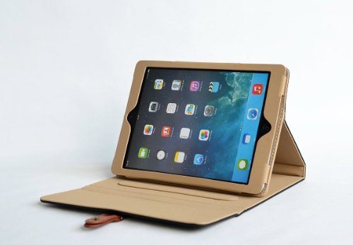 inShang Hülle für Apple iPad 2 iPad 3 iPad 4, Edles PU Leder Tasche Hülle Skins Etui Schutzhülle Ständer Smart Case Cover für Tablet iPad, Super Automatische Einschlaf-/Aufwach funktion, elegant Belt + buckle design + inShang Logo hochwertigen Stylus Eingabestift Stift - 3