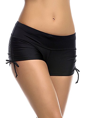 OUO Damen UV Schutz Wassersport Schwimmen Bikinihose Badeshorts Schwimmshorts - 2
