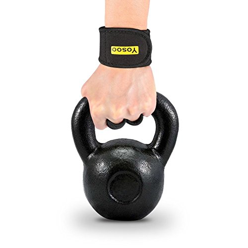 Yosoo Training Crossfit Grips, Fitnesshandschuhe mit Handgelenkschutz für Männer oder Frauen Gewichtheben Krafttraining Turnen, mit Micro Fiber Polsterung zu Vermeiden Schwielen - 5