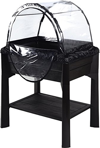 Preisvergleich Produktbild Hochbeet Veg&Table Anthrazit, 79x59x120cm