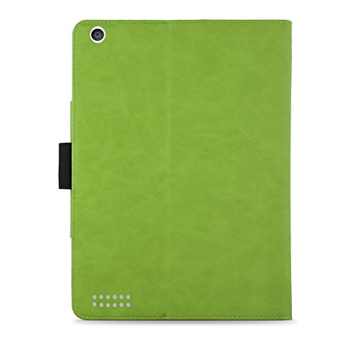 iPad 4 Hülle – JAMMYLIZARD Ledertasche Smart Cover mit Standfunktion (mit Retina) für iPad 4. 3 & 2, GRÜN & HONIG - 6
