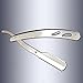 Edge Straight Shave Steel Blade Folding Shaving Razor Cut Throat Barber