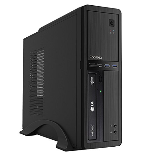 Ordenador QUONTY Intel I3-8100 ASUS H310M-D 8GB-2400MHZ 1TB DVDRW/Caja COOLBOX T300