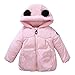 Produktbild Jacke Baby Winterjacke Longra Baumwolle Wintermantel Winterparka Baby Mädchen Prinzessin Übergangsjacke Steppjacke Sweatjacke Trenchcoat Outwear Mit Kapuze(0-36Monate) (110CM 48Monate, Pink)