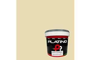 PINTUROM Pintura de interior colores Platino Color, Alto rendimiento 8-12 m²/l., excelente cubrición y lavabilidad, protección antimoho. (BEIGE SUAVE, 4 Litros)