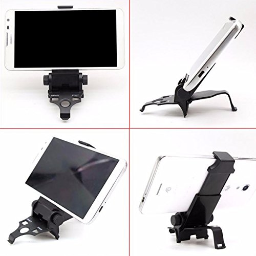 Megadream 180Â gradi regolabile Bluetooth Android Smart Phone mobile telescopico morsetto Gaming clip staffa di montaggio supporto di archiviazione supporto per Playstation PS3Â DUALSHOCK 3Â controller con D-pad Cap nero