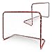 Produktbild Relaxdays Fußballtor Kinder 2er Set, Mini-Fußballtore, Minitor Set Metall, HxBxT: 57 x 78 x 46 cm, Tornetz, rot