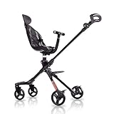 3. Zwei-Wege-Pedal, bequemes Sitzen und Sitzen, vorne und hinten haben Pedal-Design, das hintere Pedal kann je nach Größe des Babys nach oben und unten verstellt werden