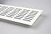Produktbild Aluminium Lüftungsgitter Stegblech Lüftung 100mm x 400mm in verschiedenen Farben (Weiss pulverbeschichtet)