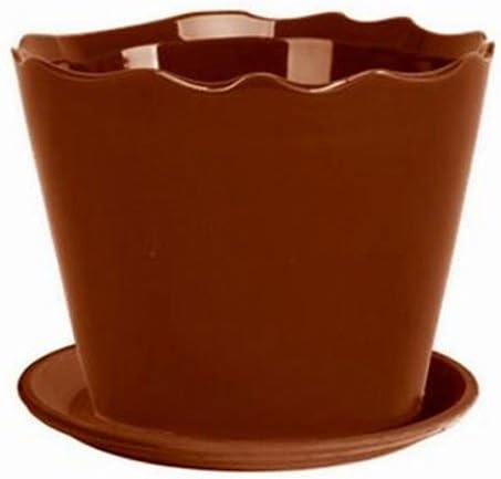 DEROMA 5700372AF Cylinder Planter, 5.12-Inch, Coral