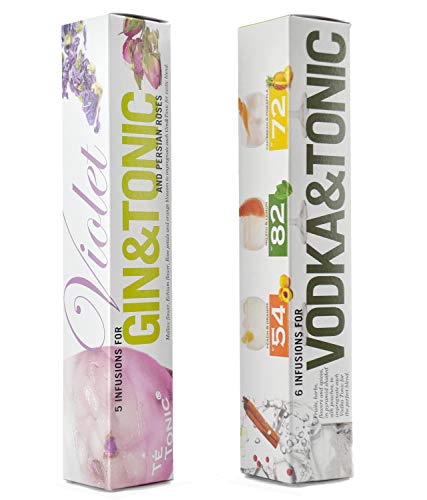 Te Tonic Experience vodka e violeta Gin cóctel infusiones - Botanicals Nanopack