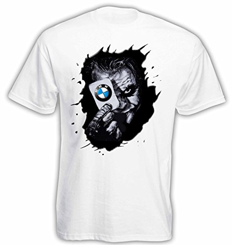 Herren T-Shirt Joker BMW Card Kurzarm ( Weiss , XL ) Herren T-Shirt Joker BMW Card Kurzarm ( Weiss , XL )