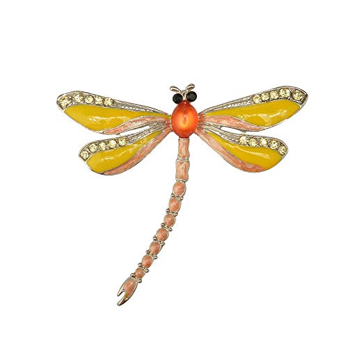 Preisvergleich Produktbild DJDG Broschen Legierungskarikaturinsektenstift-Trop... Mit Diamantbrosche Brosche Pin Covered Scarves Shawcl Clip