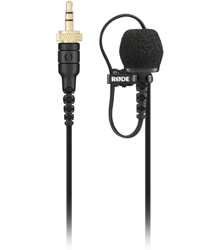 Micro-cravate Lavalier Shure MVL - Micro Directionnel Pour IPhone, Smartphone, Tablette - Connecteur 3,5 Mm TRRS - Inclus Pare-brise, Clip Et Pochette - Idéal Vlog, Enregistrement Vidéo