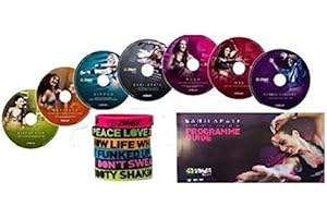 JOKA INTERNATIONAL GMBH 14 teiliges Zumba Set bestehend aus 7 DVD´s + Ernährungplaner+ Sportarmbänder zumba fitness zumba video zumba workout