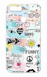 OYESTUFF Back Cover for Oppo A5S (Silicone|Multi-Coloured)