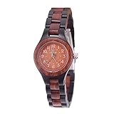ACMEDE Damen Herren Holzuhr Quarz Uhr mit Holz-Armband SJ1690