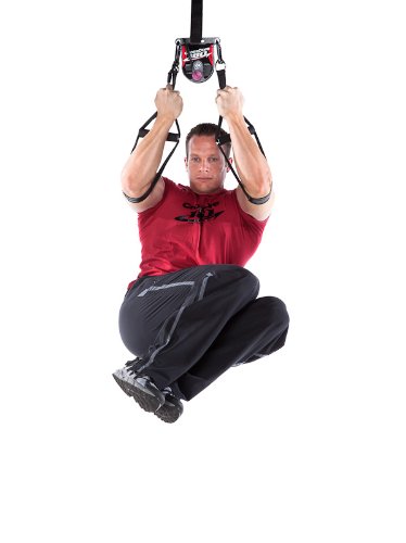 Spinning® Erwachsene CrossCore180 Rotational Bodyweight Training System, Schwarz, 23 x 23 x 11 - 8
