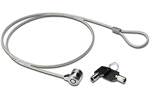 DTC - Cavo di sicurezza per Portatili Notebook Laptop Lucchetto Antifurto Serratura con Chiave