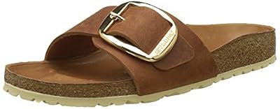 Birkenstock Madrid BIG Buckle, Mules Femmes, Marron Hex Cognac, 37 EU