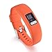 Produktbild JAGENIE Silikon-Armband für Garmin VivoFit 4 Fitness-Tracker, Orange, Band Wide: 1.8cm / Band Length: 21cm