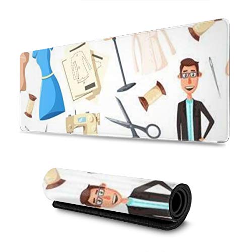 Preisvergleich Produktbild Große weiche Gaming Mouse Pad Schaufensterpuppen Kleider rutschfeste Gummi Basis weiche Computer Tastatur Mäuse Mat