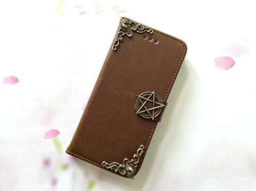 Star Handmade Phone Wallet Stand Case for iPhone 8 7 6 6s X Xs Xr 11 Pro Max Samsung Galaxy S8 S9 S10 Note 8 9 10 Plus Mn0085