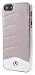 Produktbild Mercedes-Benz MEHCPSECUSGR Hard Hülle Leder Aluminium Wave III Line für Apple iPhone SE/5/5S, Blister crytstal grau