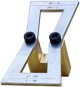 Copper Dovetail Marker Template Size 1:5 1:6 1:7 1:8 Set Dovetail Template Tool